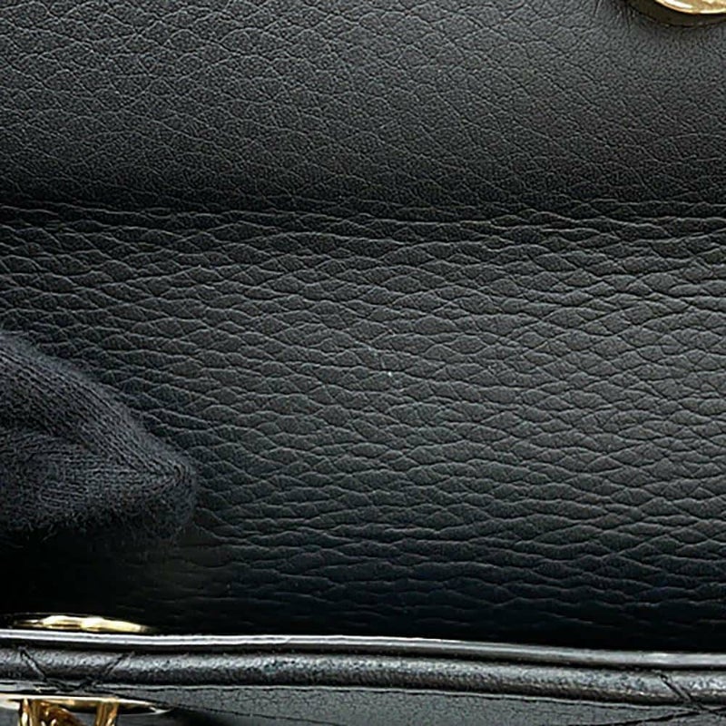 シャネル トートバッグ マトラッセ ココマーク ショッピングバッグ スモール ブルスキン AS0355 CHANEL 黒