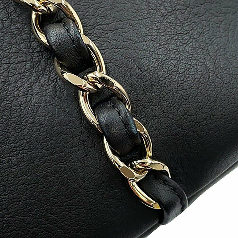 シャネル トートバッグ マトラッセ ココマーク ショッピングバッグ スモール ブルスキン AS0355 CHANEL 黒