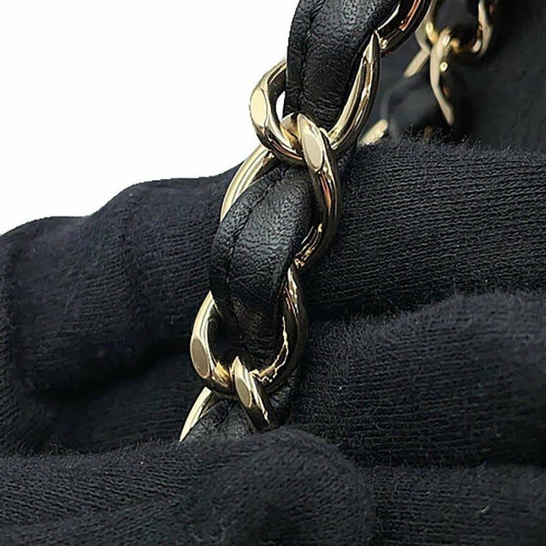 シャネル トートバッグ マトラッセ ココマーク ショッピングバッグ スモール ブルスキン AS0355 CHANEL 黒