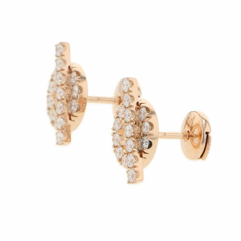 エルメス ピアス フィネス ピアス ダイヤモンド34P 0.92ct K18PGピンクゴールド HERMES ジュエリー