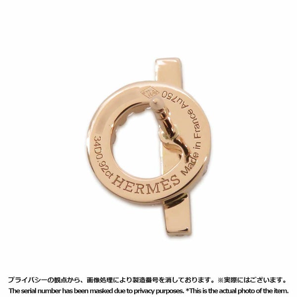 エルメス ピアス フィネス ピアス ダイヤモンド34P 0.92ct K18PGピンクゴールド HERMES ジュエリー