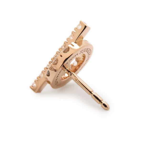 エルメス ピアス フィネス ピアス ダイヤモンド34P 0.92ct K18PGピンクゴールド HERMES ジュエリー