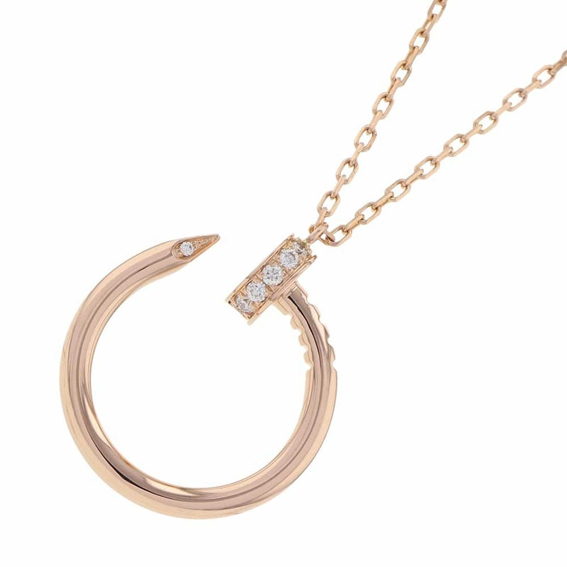 カルティエ ネックレス ジャストアンクル ネックレス ダイヤ 14P 0.12ct K18PGピンクゴールド B7224887 Cartier ジュエリー