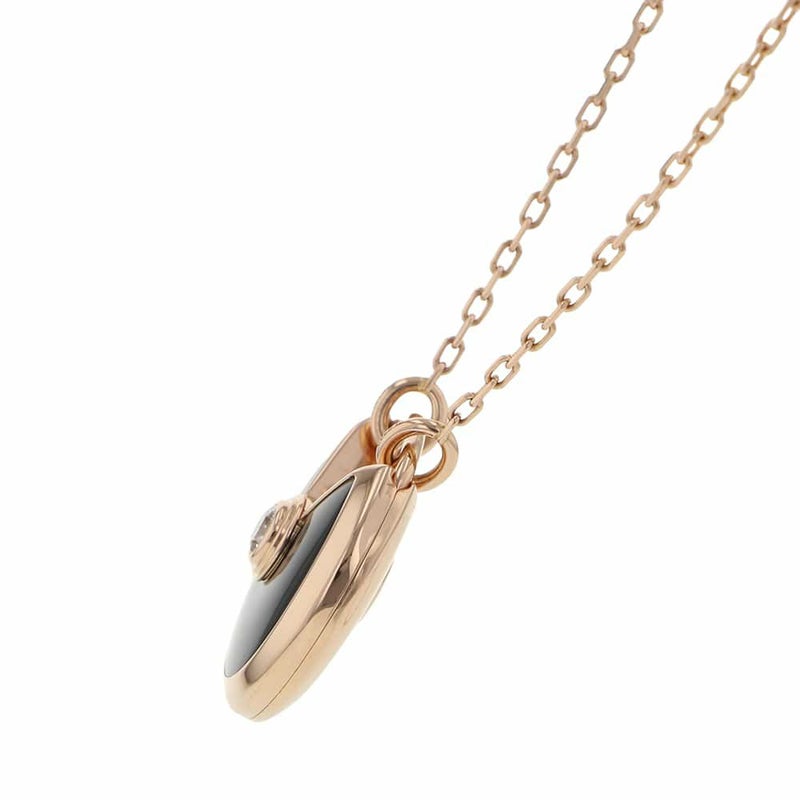 カルティエ ネックレス アミュレットドゥカルティエ ネックレス SM オニキス ダイヤモンド1P 0.09ct K18PG B7224558