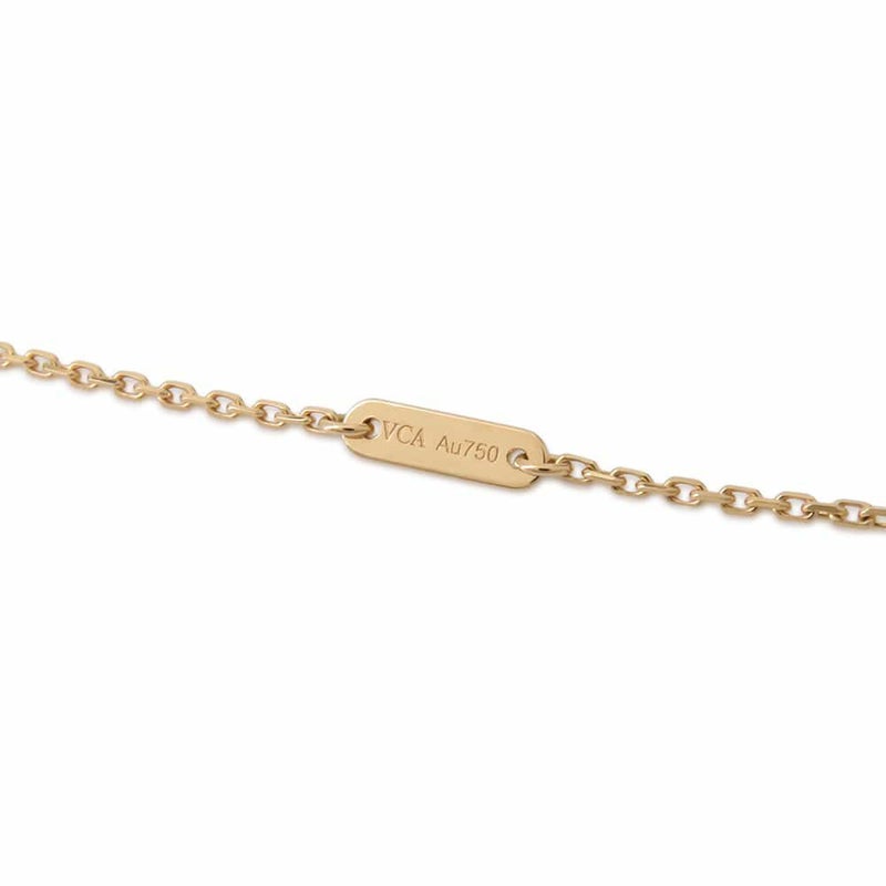 ヴァンクリーフ&アーペル ネックレス スウィート アルハンブラ ペンダント マザーオブパール K18YGイエローゴールド VCARF69100