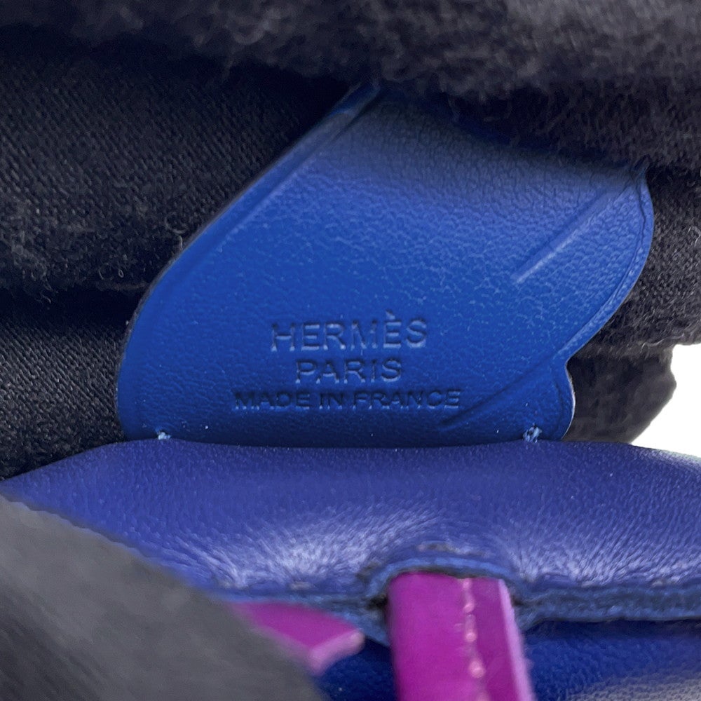 エルメス バッグチャーム ロデオPM ペガサス ブルーサフィール