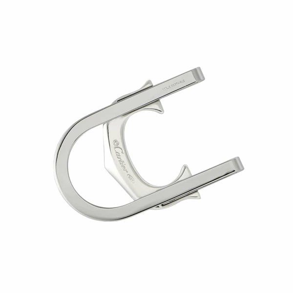 カルティエ マネークリップ Cドゥ マネークリップSV925シルバー SSステンレススチール Cartier 財布 小物