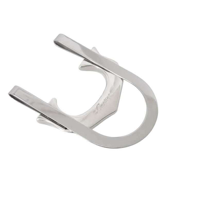 カルティエ マネークリップ Cドゥ マネークリップSV925シルバー SSステンレススチール Cartier 財布 小物