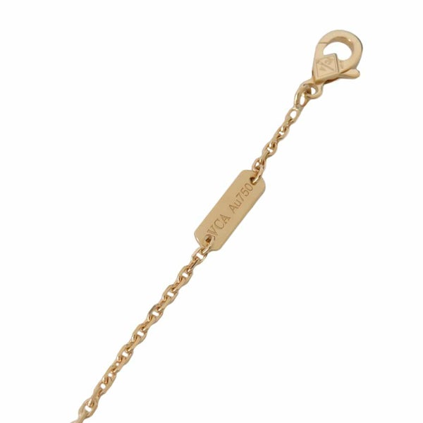 ヴァンクリーフ&アーペル ネックレス ヴィンテージ アルハンブラ ペンダント マザーオブパール K18YGイエローゴールド VCARA45900