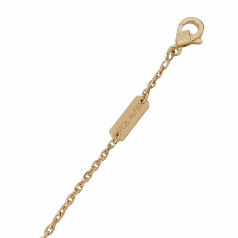 ヴァンクリーフ&アーペル ネックレス ヴィンテージ アルハンブラ ペンダント マザーオブパール K18YGイエローゴールド VCARA45900