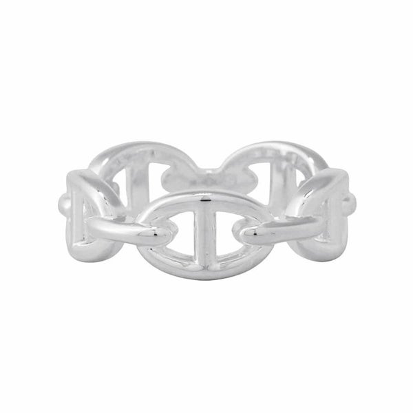 エルメス リング シェーヌダンクル アンシェネPM SV925シルバー リングサイズ58 HERMES ジュエリー