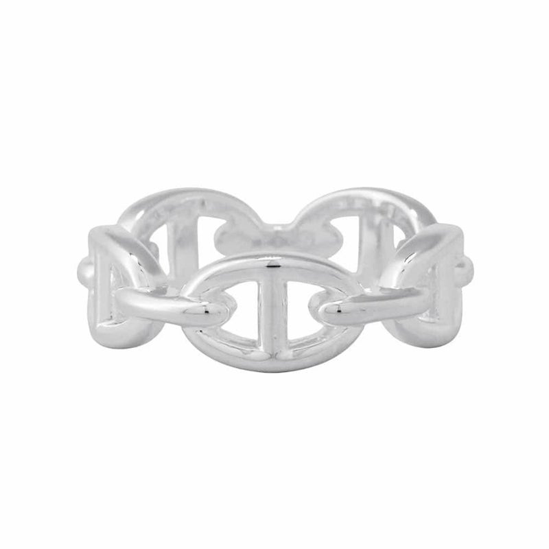 エルメス リング シェーヌダンクル アンシェネPM SV925シルバー リングサイズ58 HERMES ジュエリー