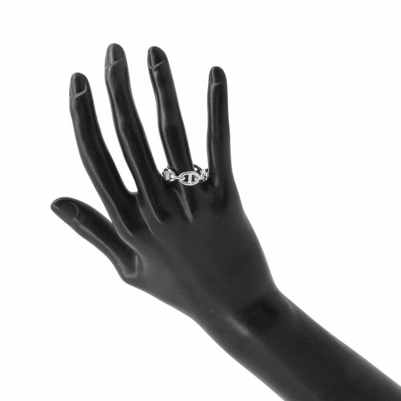 エルメス リング シェーヌダンクル アンシェネPM SV925シルバー リングサイズ58 HERMES ジュエリー