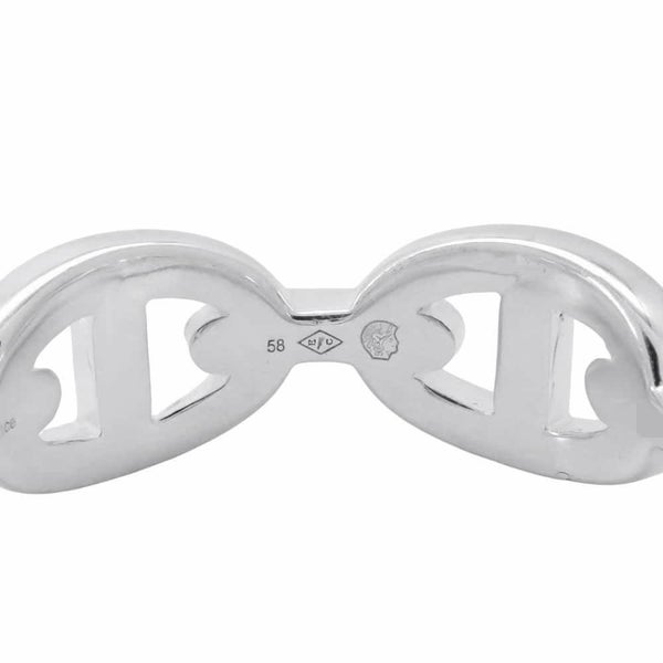 エルメス リング シェーヌダンクル アンシェネPM SV925シルバー リングサイズ58 HERMES ジュエリー