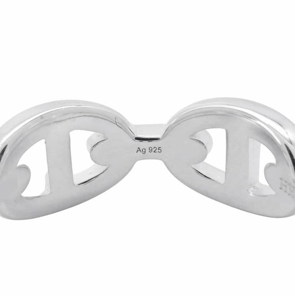 エルメス リング シェーヌダンクル アンシェネPM SV925シルバー リングサイズ58 HERMES ジュエリー