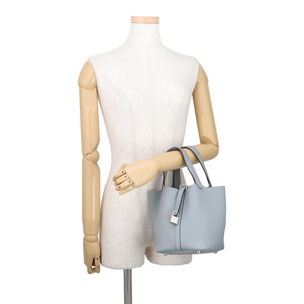 エルメス ハンドバッグ ピコタンロックPM グリパンタン/シルバー金具 トリヨンクレマンス K刻印 HERMES