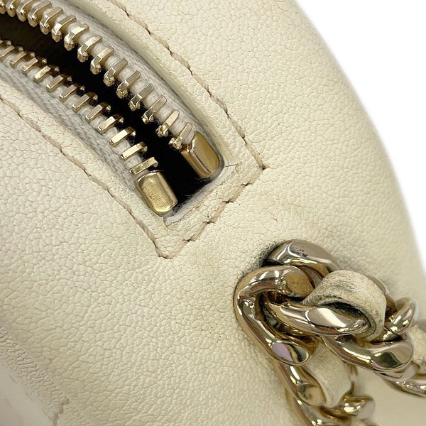 シャネル チェーンショルダーバッグ マトラッセ ココマーク カメラバッグ レザー AS0137 CHANEL