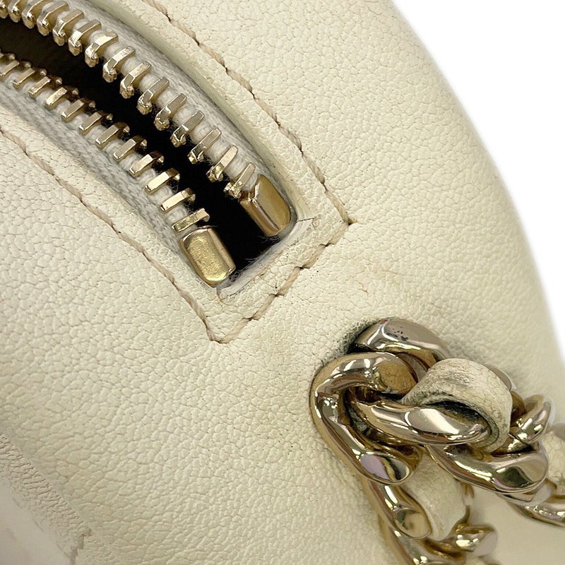 シャネル チェーンショルダーバッグ マトラッセ ココマーク カメラバッグ レザー AS0137 CHANEL