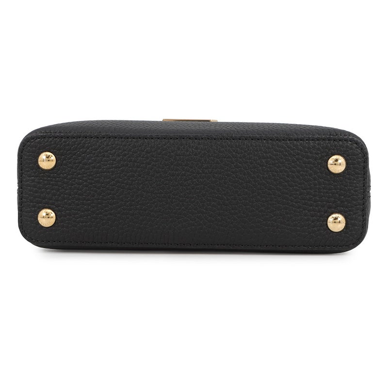 ルイヴィトン ハンドバッグ トリヨンレザー カプシーヌ EW MINI M29443 LOUIS VUITTON 2wayショルダー ブラック 黒