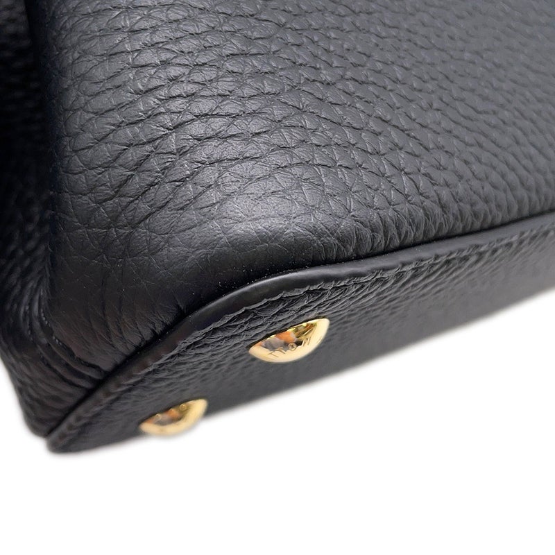 ルイヴィトン ハンドバッグ トリヨンレザー カプシーヌ EW MINI M29443 LOUIS VUITTON 2wayショルダー ブラック 黒
