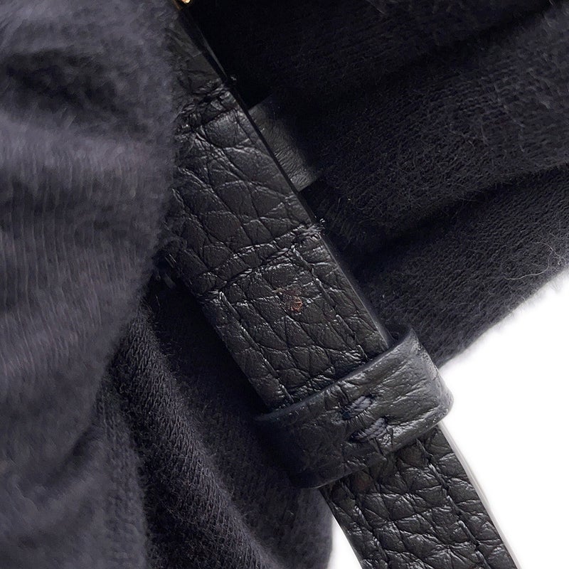 ルイヴィトン ハンドバッグ トリヨンレザー カプシーヌ EW MINI M29443 LOUIS VUITTON 2wayショルダー ブラック 黒