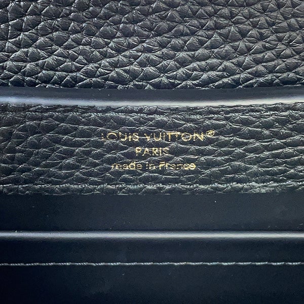 ルイヴィトン ハンドバッグ トリヨンレザー カプシーヌ EW MINI M29443 LOUIS VUITTON 2wayショルダー ブラック 黒