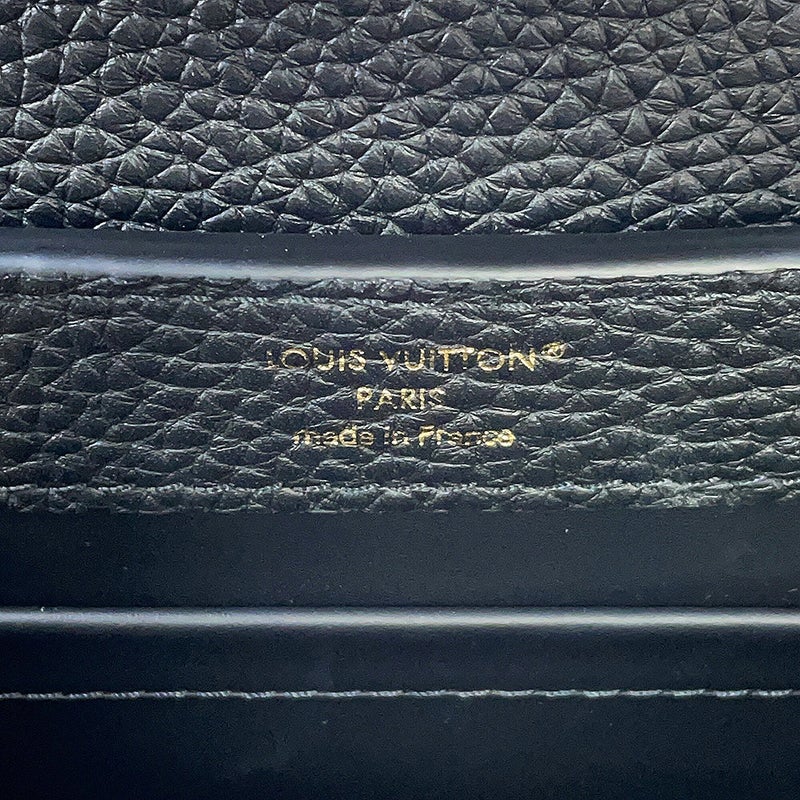 ルイヴィトン ハンドバッグ トリヨンレザー カプシーヌ EW MINI M29443 LOUIS VUITTON 2wayショルダー ブラック 黒