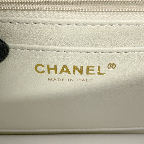 シャネル チェーンショルダーバッグ ココマーク マトラッセ シングルフラップ ツイード AS5670 CHANEL