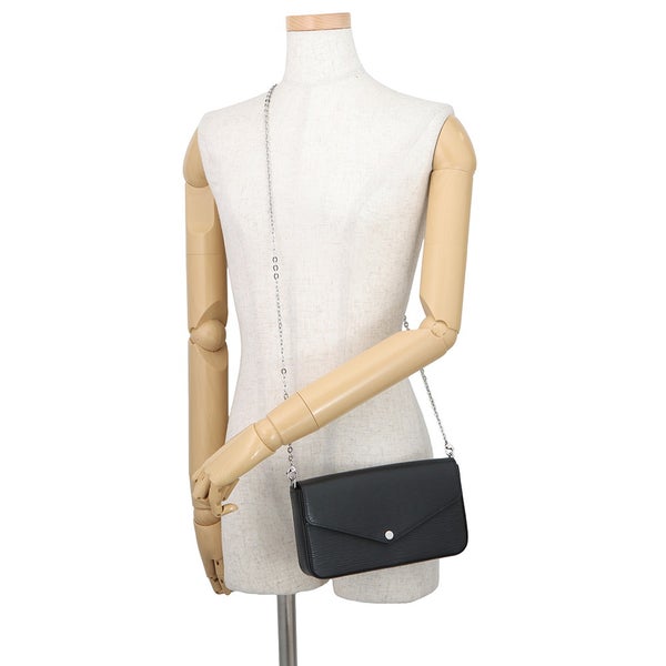 ルイヴィトン チェーンウォレット エピ ポシェット・フェリシー M62648 LOUIS VUITTON 財布 バッグ ブラック 黒