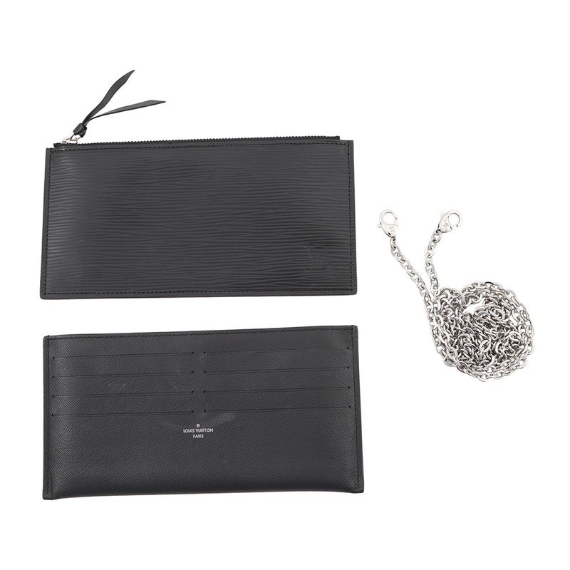 ルイヴィトン チェーンウォレット エピ ポシェット・フェリシー M62648 LOUIS VUITTON 財布 バッグ ブラック 黒