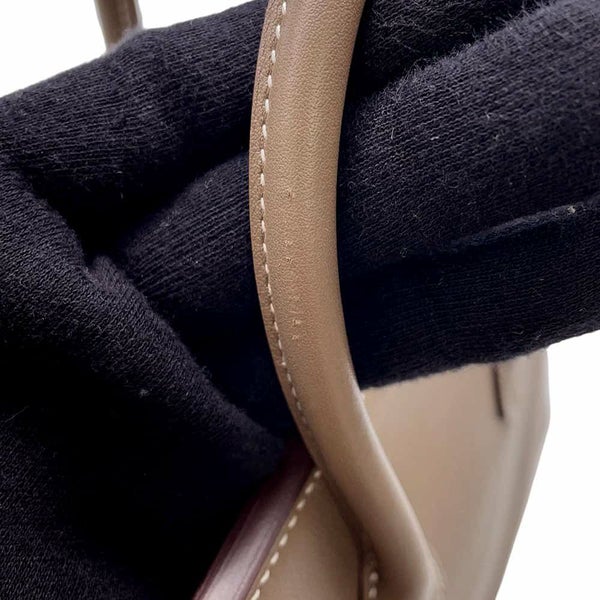 エルメス バーキン25 エトゥープ/シルバー金具 スイフト W刻印 HERMES Birkin ハンドバッグ