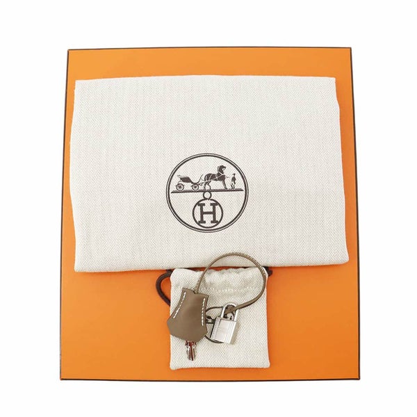 エルメス バーキン25 エトゥープ/シルバー金具 スイフト W刻印 HERMES Birkin ハンドバッグ