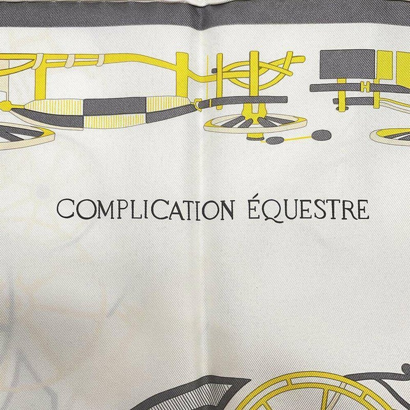 エルメス スカーフ カレ90  コンプリケーション・エケストル Complication Equestre HERMES シルク 2024秋冬