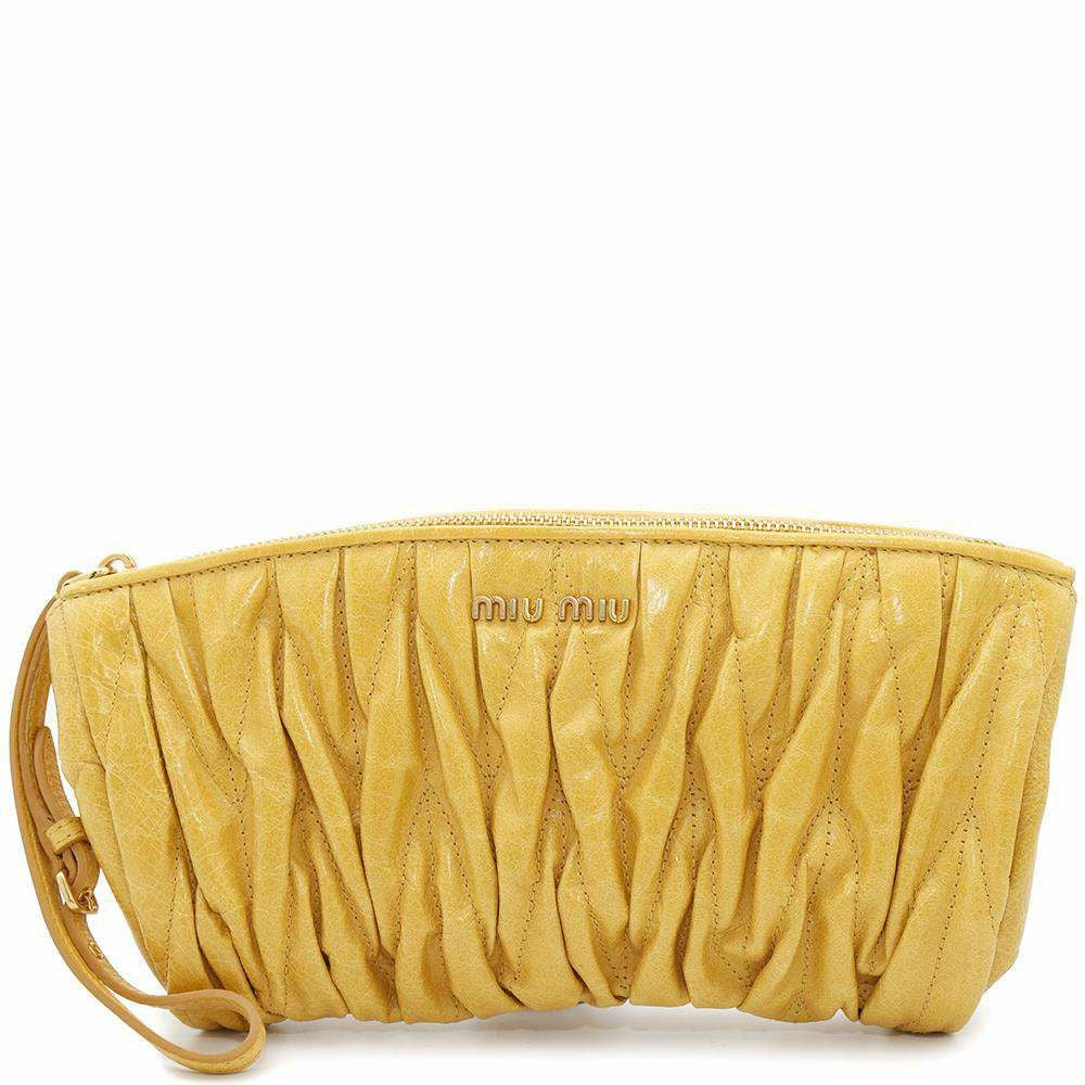 ミュウミュウ クラッチバッグ マテラッセ 5N1455 Miu Miu バッグ 安心