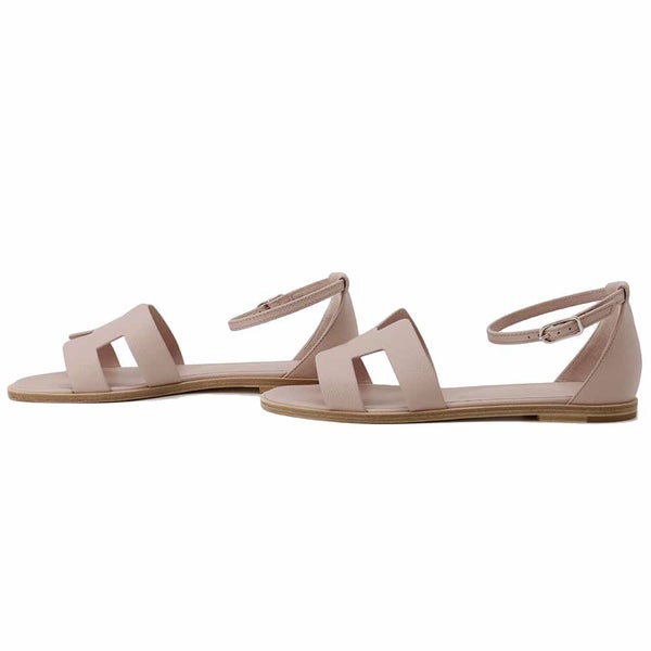 エルメス サンダル サントリーニ フラットサンダル エプソン レディースサイズ37 1/2 HERMES 靴