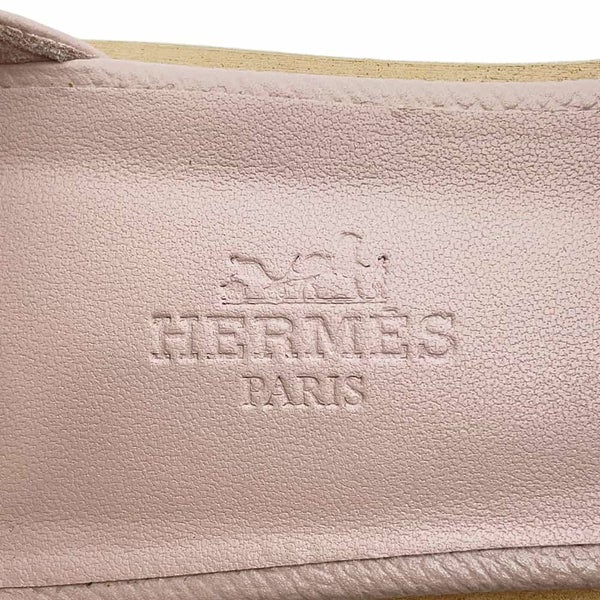 エルメス サンダル サントリーニ フラットサンダル エプソン レディースサイズ37 1/2 HERMES 靴