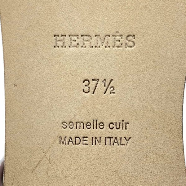 エルメス サンダル サントリーニ フラットサンダル エプソン レディースサイズ37 1/2 HERMES 靴