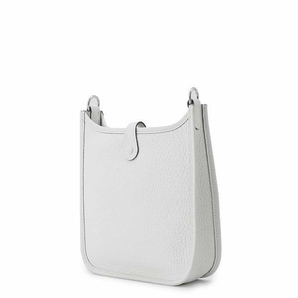 エルメス ショルダーバッグ エブリンTPM ニューホワイト/シルバー金具 トリヨンクレマンスB刻印 HERMES Evelyne