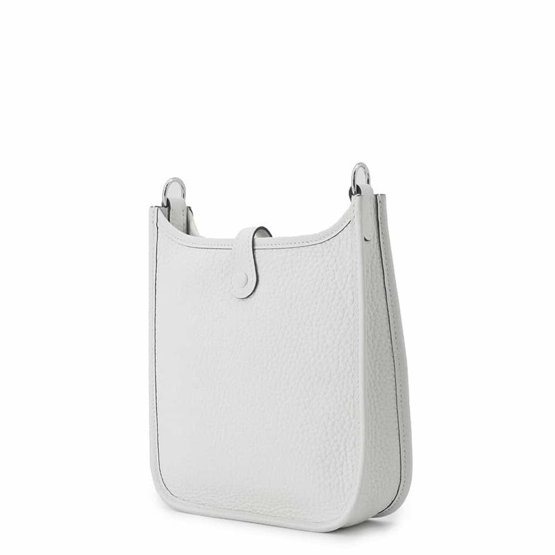 エルメス ショルダーバッグ エブリンTPM ニューホワイト/シルバー金具 トリヨンクレマンスB刻印 HERMES Evelyne
