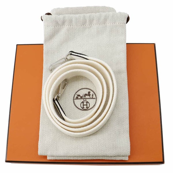 エルメス ショルダーバッグ エブリンTPM ニューホワイト/シルバー金具 トリヨンクレマンスB刻印 HERMES Evelyne