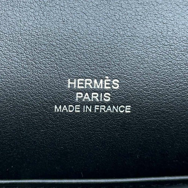 エルメス ハンドバッグ ポシェットケリー ブラック/シルバー金具 スイフト K刻印 HERMES バッグ 黒