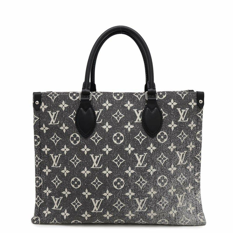 ルイヴィトン トートバッグ モノグラム・ジャカード デニム オンザゴーMM M46448 LOUIS VUITTON