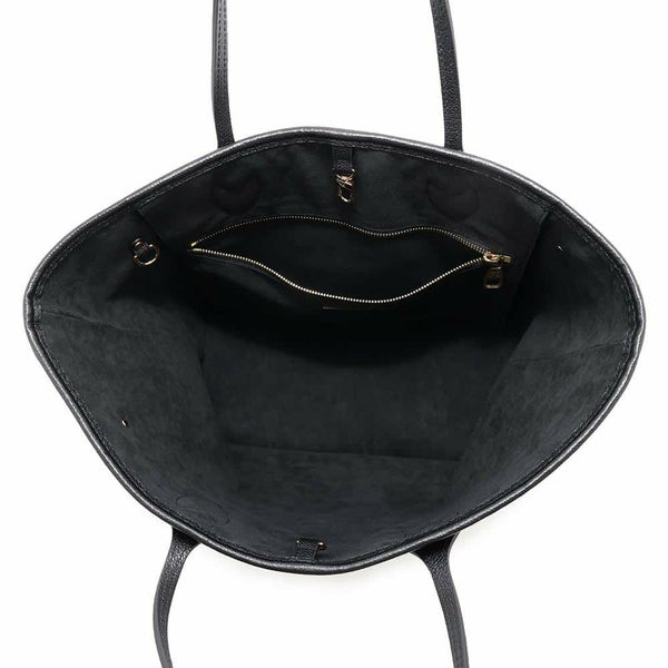 ルイヴィトン トートバッグ モノグラム・アンプラント ネヴァーフルMM M58907 黒 ブラック バイカラー