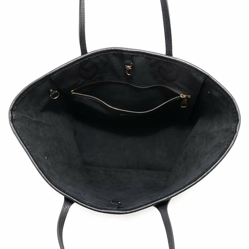 ルイヴィトン トートバッグ モノグラム・アンプラント ネヴァーフルMM M58907 黒 ブラック バイカラー