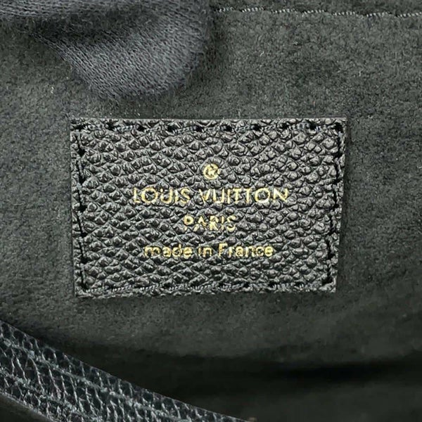ルイヴィトン トートバッグ モノグラム・アンプラント ネヴァーフルMM M58907 黒 ブラック バイカラー
