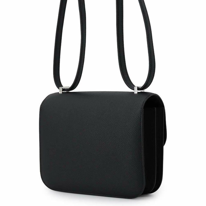 エルメス ショルダーバッグ ミニ コンスタンス3 ミロワール ブラック/シルバー金具 エプソン W刻印 HERMES Constance