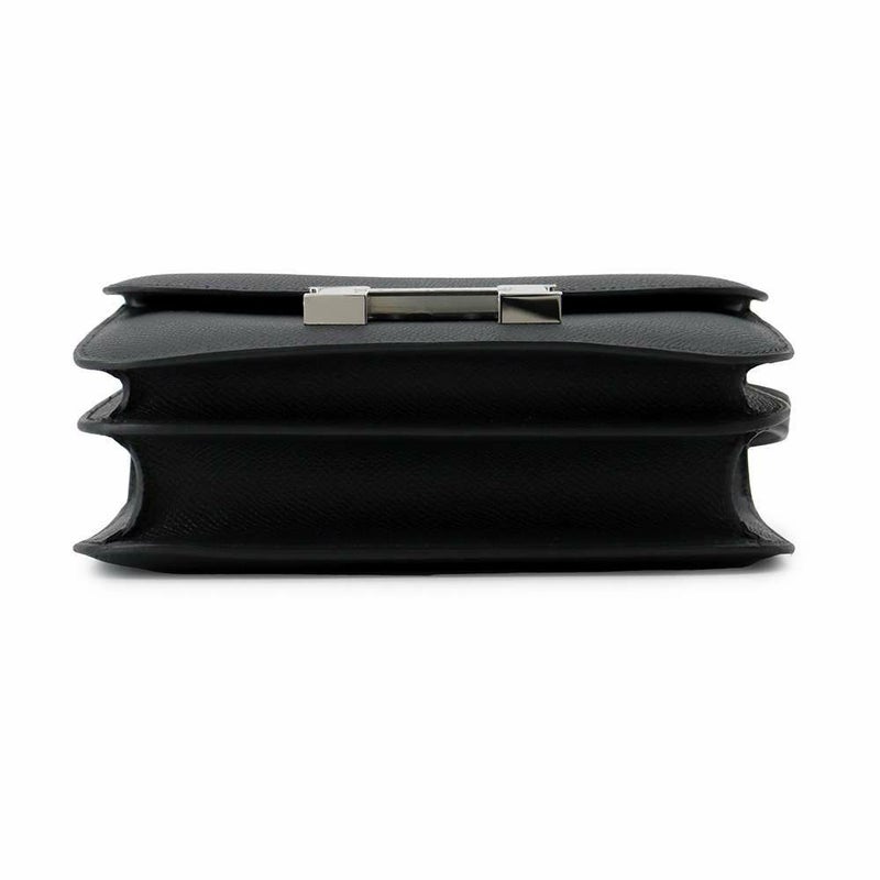 エルメス ショルダーバッグ ミニ コンスタンス3 ミロワール ブラック/シルバー金具 エプソン W刻印 HERMES Constance