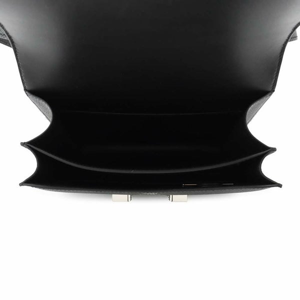 エルメス ショルダーバッグ ミニ コンスタンス3 ミロワール ブラック/シルバー金具 エプソン W刻印 HERMES Constance