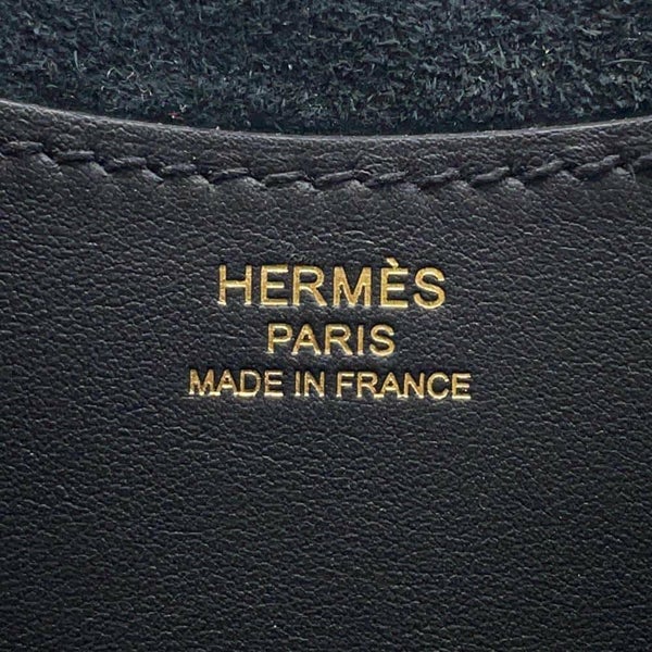 エルメス トートバッグ インザループ 18 ブラック/ゴールド金具 トリヨンクレマンス/スイフト W刻印 黒