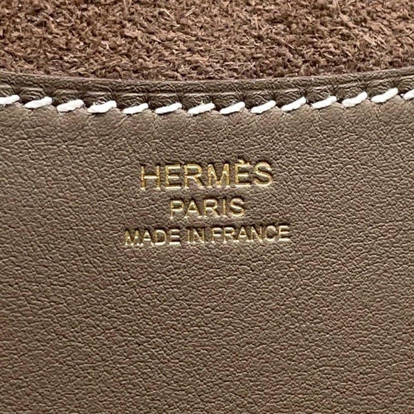 エルメス ハンドバッグ インザループ 23 エトゥープ/ゴールド金具 トリヨンクレマンス/スイフト W刻印